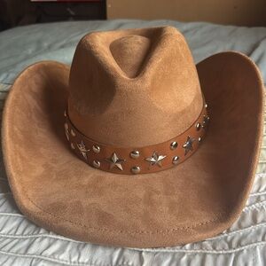 Studded Tan Cowboy Hat